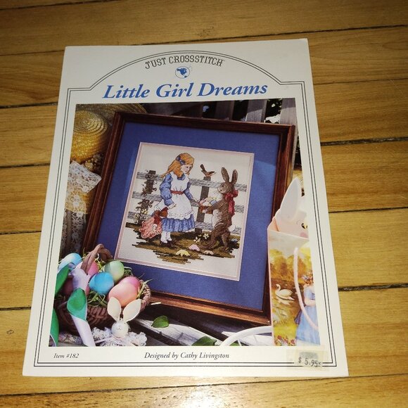 Little Girl Dreams Leaflet #189 (Just Crossstitch, 1992) - Picture 1 of 2